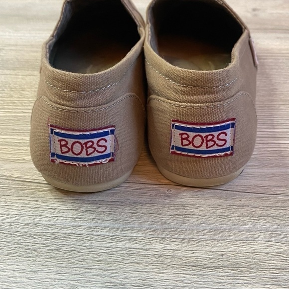BOBS tan taupe cloth loafers memory foam and arch pillow size 7 - Picture 6 of 9